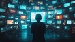 © pongtap - Exploring digital realities technology visualization in urban space
