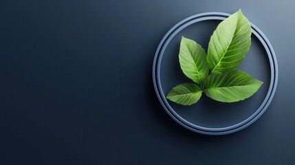 Poster - Transformation icon with net zero sustainability message, isolated, great for environmental branding
