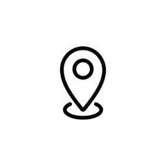 Poster - pin maps icon set. location symbol vector