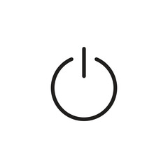 Poster - power buton icon set vector. Power Switch Icon