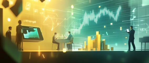 Poster - Innovative Financial Analysis in a Futuristic Trading Environment With Advanced Technology and Data Visualization