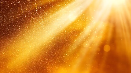 Poster - A highly detailed shot of dust particles floating in sunlight creating a gentle hazy effect with bright luminous rays  The serene ethereal scene evokes a sense of tranquility and environmental purity