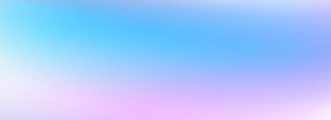 Poster - Light blue pink gradient background. Soft pastel winter wavy wallpaper. Smooth blur cold color backdrop for poster, brochure, leaflet, banner, booklet, flyer. Calm icy water surface texture. Vector
