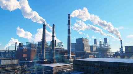 Poster - Industrial emission reduction innovations enhancing air quality and urban sustainability from an aerial perspective