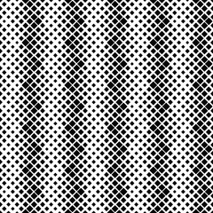 Poster - Geometrical diagonal square pattern background design - abstract black and white vector graphic from rounded squares