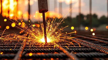 Poster - Exploring advanced metal alloys in aerospace engineering, highlighting durability, lightweight properties, and strength