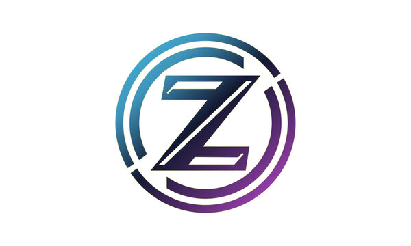 Creative Z Letter Logo Design Fully Vectorized Editable.