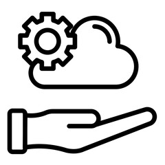 Poster - Cloud Service Icon