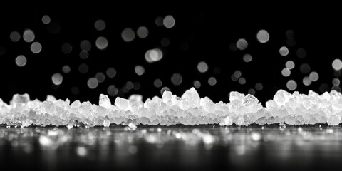 Poster - Pile of salt is on a table