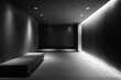 © ARTIFICIAN - Empty Space with Dark Gray Tone and Subtle Lighting for Tranquility