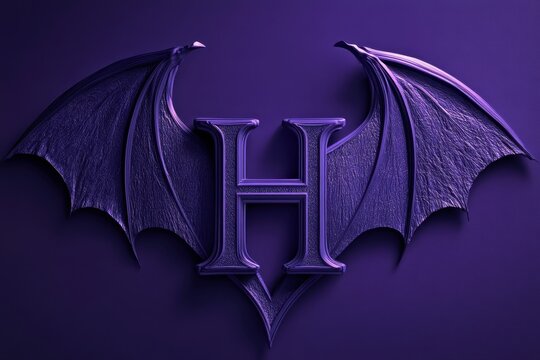 A bat with the letter H on it