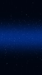 Wall Mural - abstract space blue dust and particles background, science and christmas and holiday vertical social media design element	
