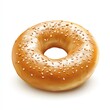 © TheosArtTavern - A close up of a sesame seed bagel
