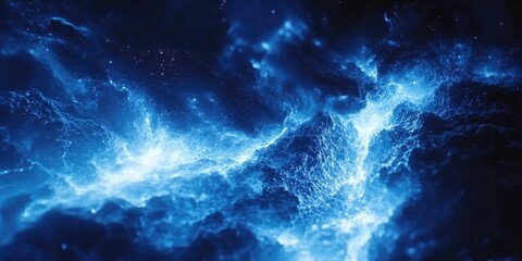 Wall Mural - Cloudy night sky