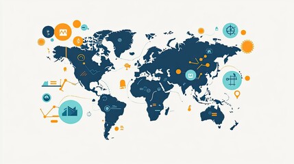 Poster - Global Network Connectivity:  Data Visualization of Worldwide Interconnection