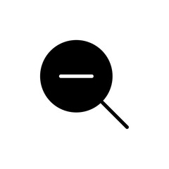 Poster - Zoom out icon web design in vector