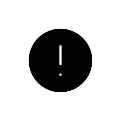 Aufkleber - Alert icon web design in vector