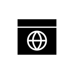 Aufkleber - Browser icon web design in vector