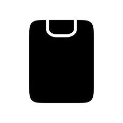 Poster - Clipboard icon web design in vector