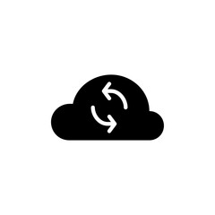 Poster - Cloud sync icon web design in vector