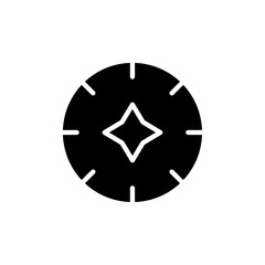 Aufkleber - Compass icon web design in vector