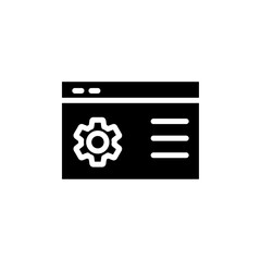Aufkleber - Control panel icon web design in vector