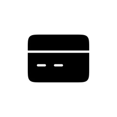 Poster - Credit card icon web design in vector