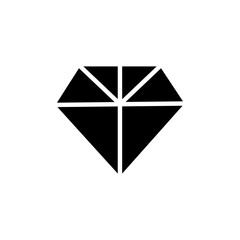 Poster - Diamond icon web design in vector
