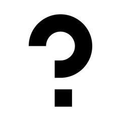 Poster - Doubts button icon web design in vector