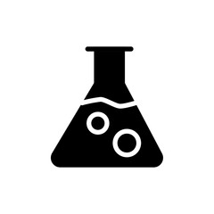 Poster - Flask icon web design in vector
