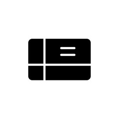 Aufkleber - Gift card icon web design in vector