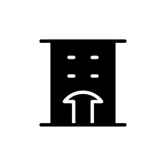 Poster - Hotel icon web design in vector