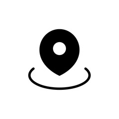 Poster - Location pin icon web design in vector