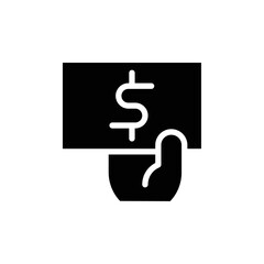 Aufkleber - Money donation icon web design in vector