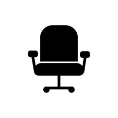 Aufkleber - Office chair icon web design in vector