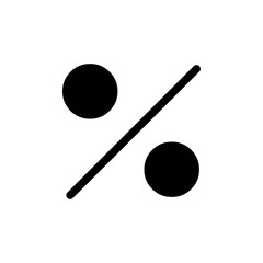 Poster - Percentage icon web design in vector
