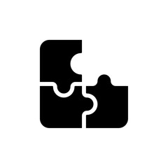 Aufkleber - Puzzle icon web design in vector