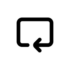 Aufkleber - Reset icon web design in vector