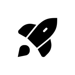 Poster - Rocket icon web design in vector