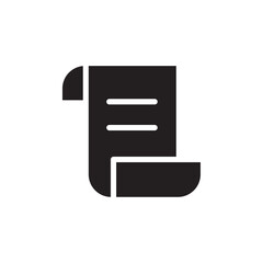 Aufkleber - Scroll icon web design in vector