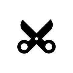 Poster - Scissor icon web design in vector
