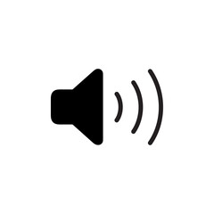 Aufkleber - Speaker icon web design in vector