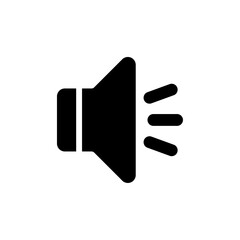 Aufkleber - Speaker icon web design in vector