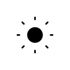 Poster - Sun icon web design in vector