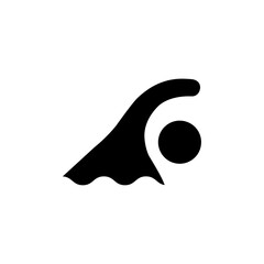 Poster - Swimming icon web design in vector