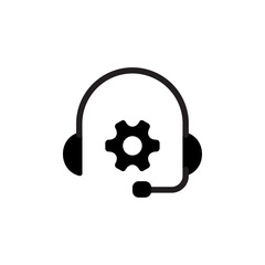 Poster - Technical support icon web design in vector