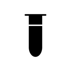 Poster - Test tube icon web design in vector