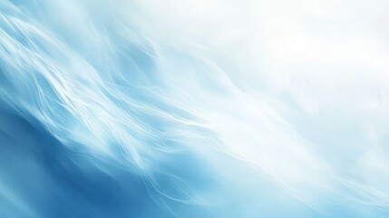 Fototapete - background featuring a blend of pastel blue and white hues, creating a serene and calming atmosphere.