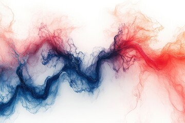 Poster - Abstract Circulatory System with Veins and Arteries Design
