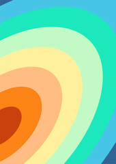 Poster - Retro background with a mix of rainbow colors. Abstract texture of red yellow green blue colors
